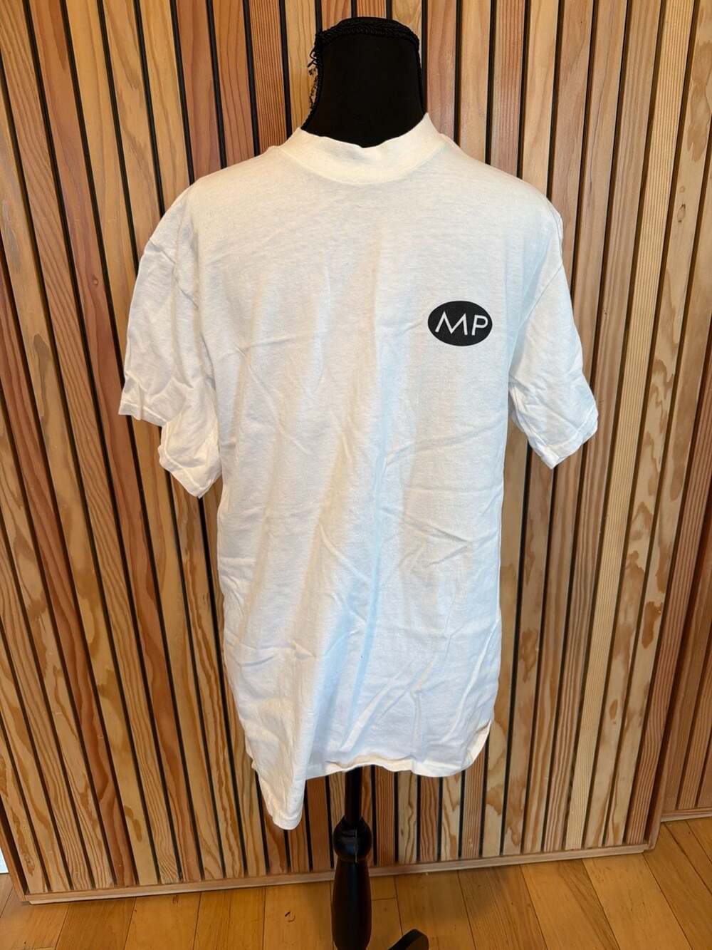 Vintage Melrose Place Crew White T-Shirt Single Stitch from estate of‎